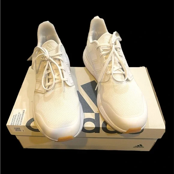 Adidas Kids Size 6Y Rapidasport K White Running Athletic Shoe New in Box - Picture 2 of 10